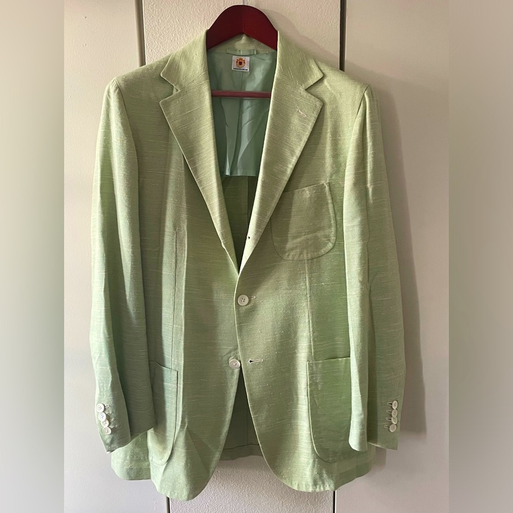 LUIGI BORRELLI UNSTRUCTURED SPORT COAT 38R